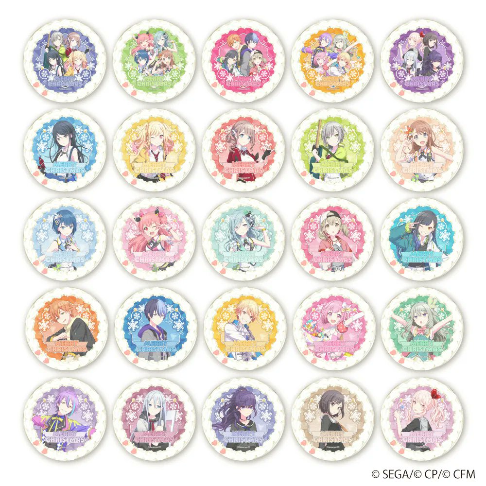 非売品】プロセカ プリロール 缶バッジ ニーゴ ❄🎶プロジェクトセカイ