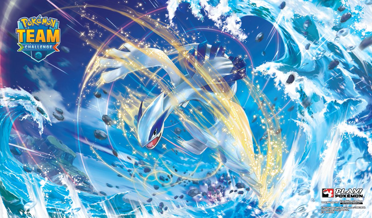 ルギア チームチャレンジ トップ256 プレイマット playmat Lugia