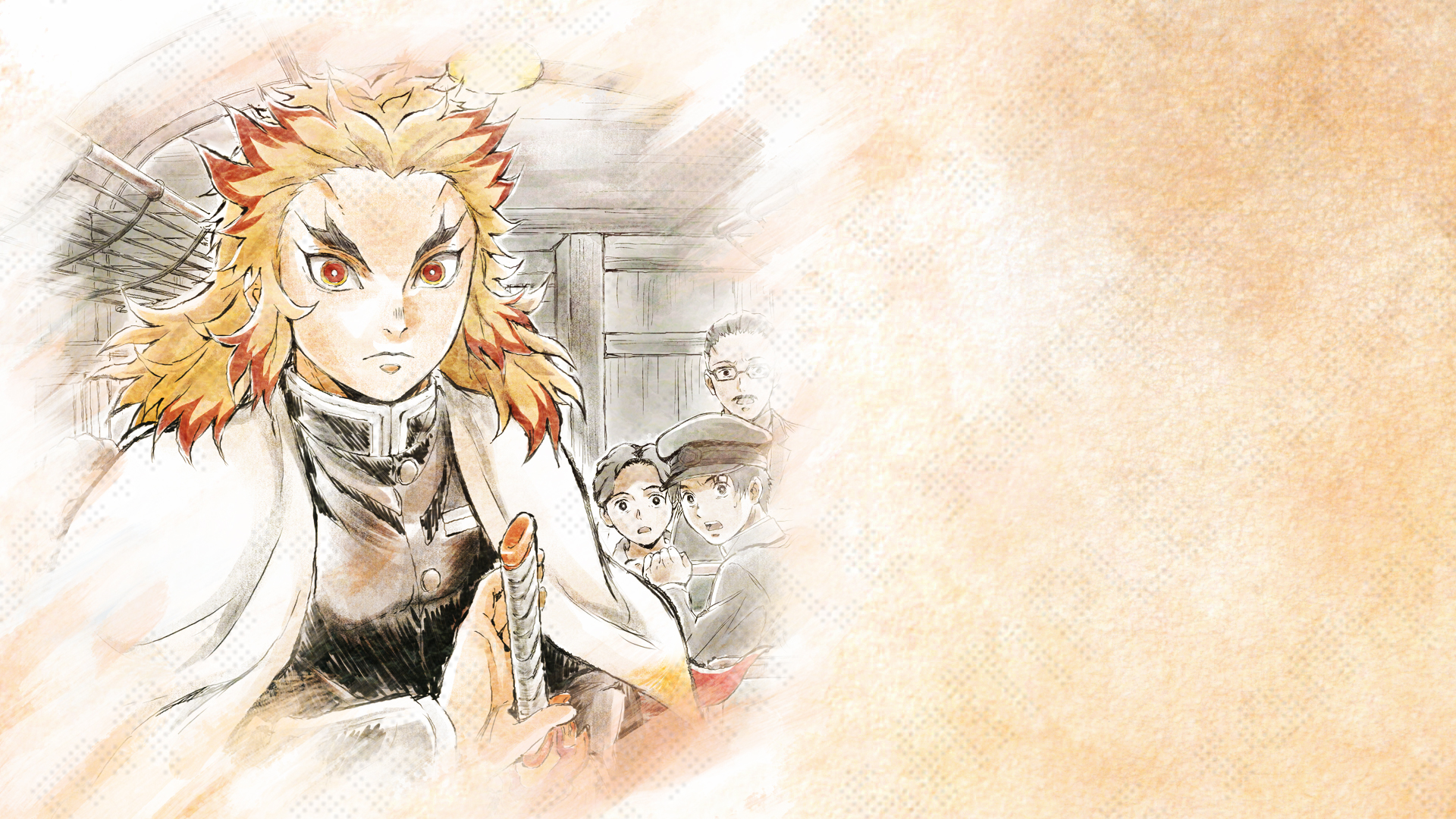 鬼滅の刃 モクテル ロト 第2弾 煉獄杏寿郎 缶バッジ 2種 鬼滅の刃