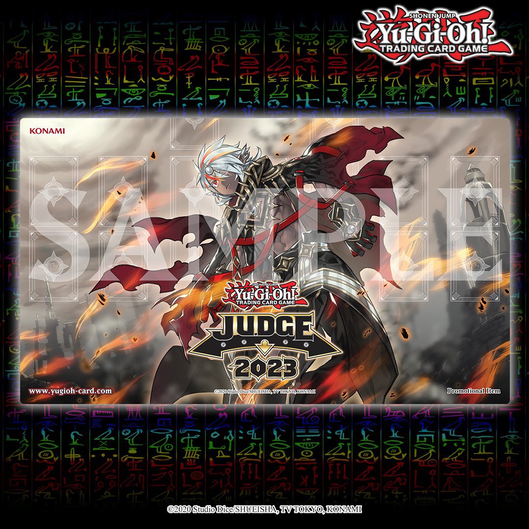 遊戯王 judge 2023 プレイマット 海外 遊戯王 公式 JUDGE 2023