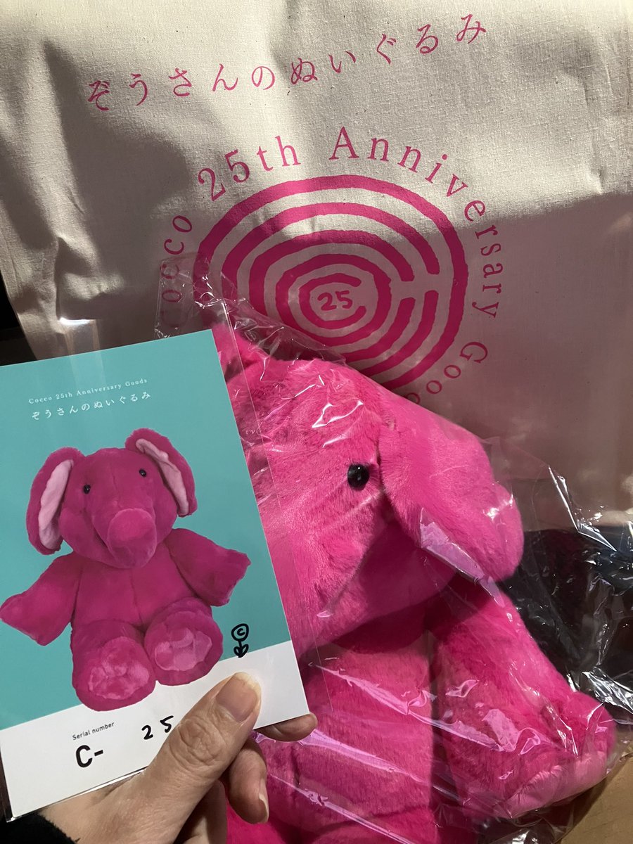 Cocco ぞうさんのぬいぐるみ 25周年 Amazon.co.jp: Cocco 25周年記念