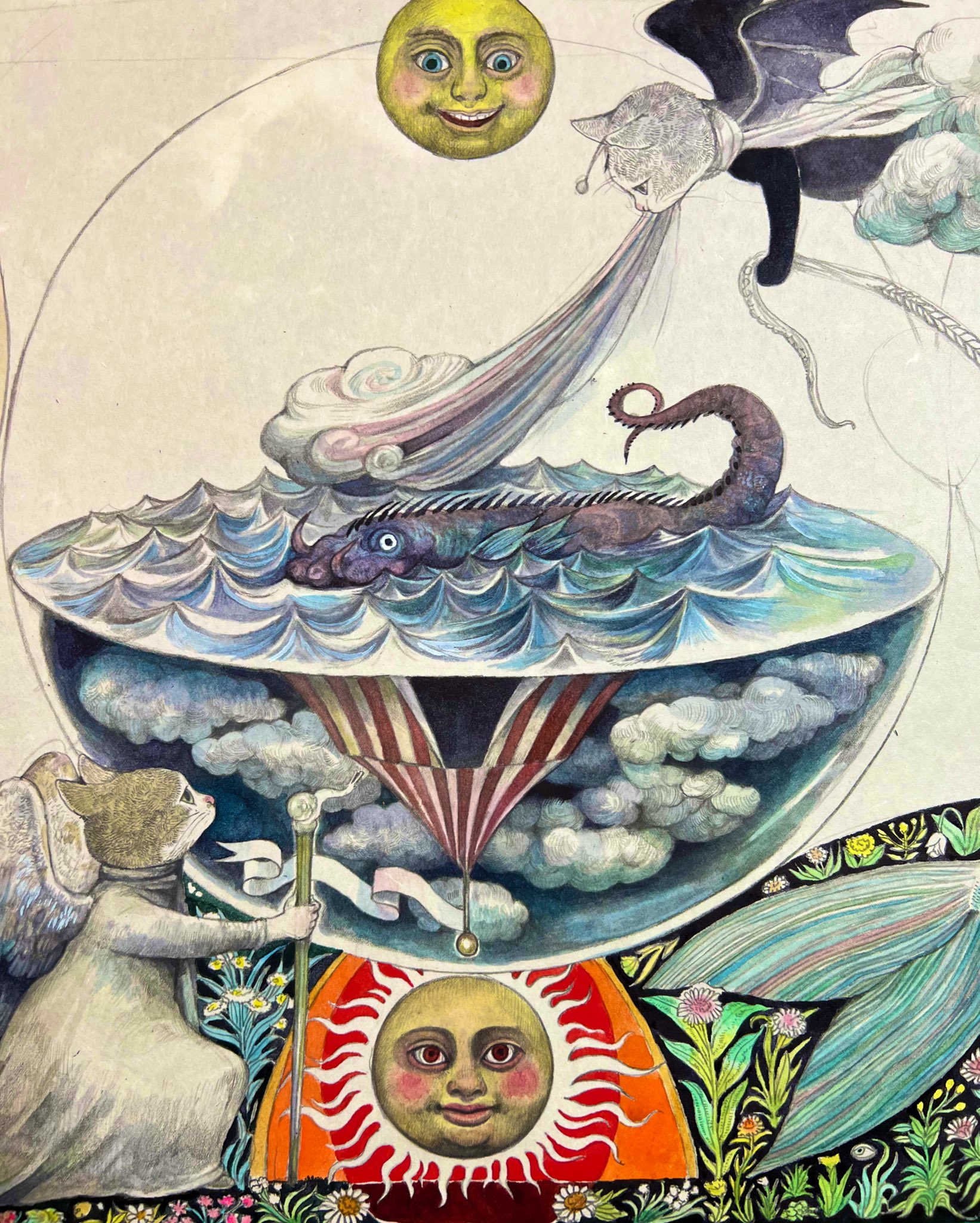 ヒグチユウコ サーカス展 皿 チラシ ヒグチユウコ サーカス展 皿 チラシ