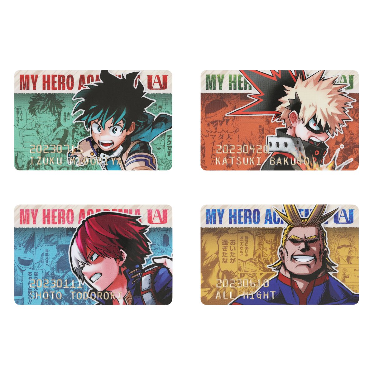 ジャンプ展 カード 僕のヒーローアカデミア R オールスターカード