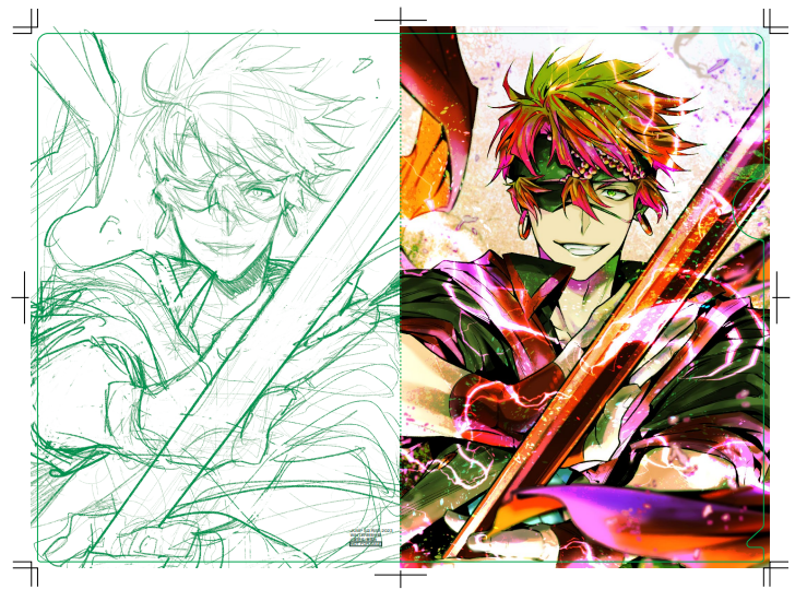 SQ.RISE付録公開！】 特別付録は表紙の絵柄を使用した #dgrayman 特製