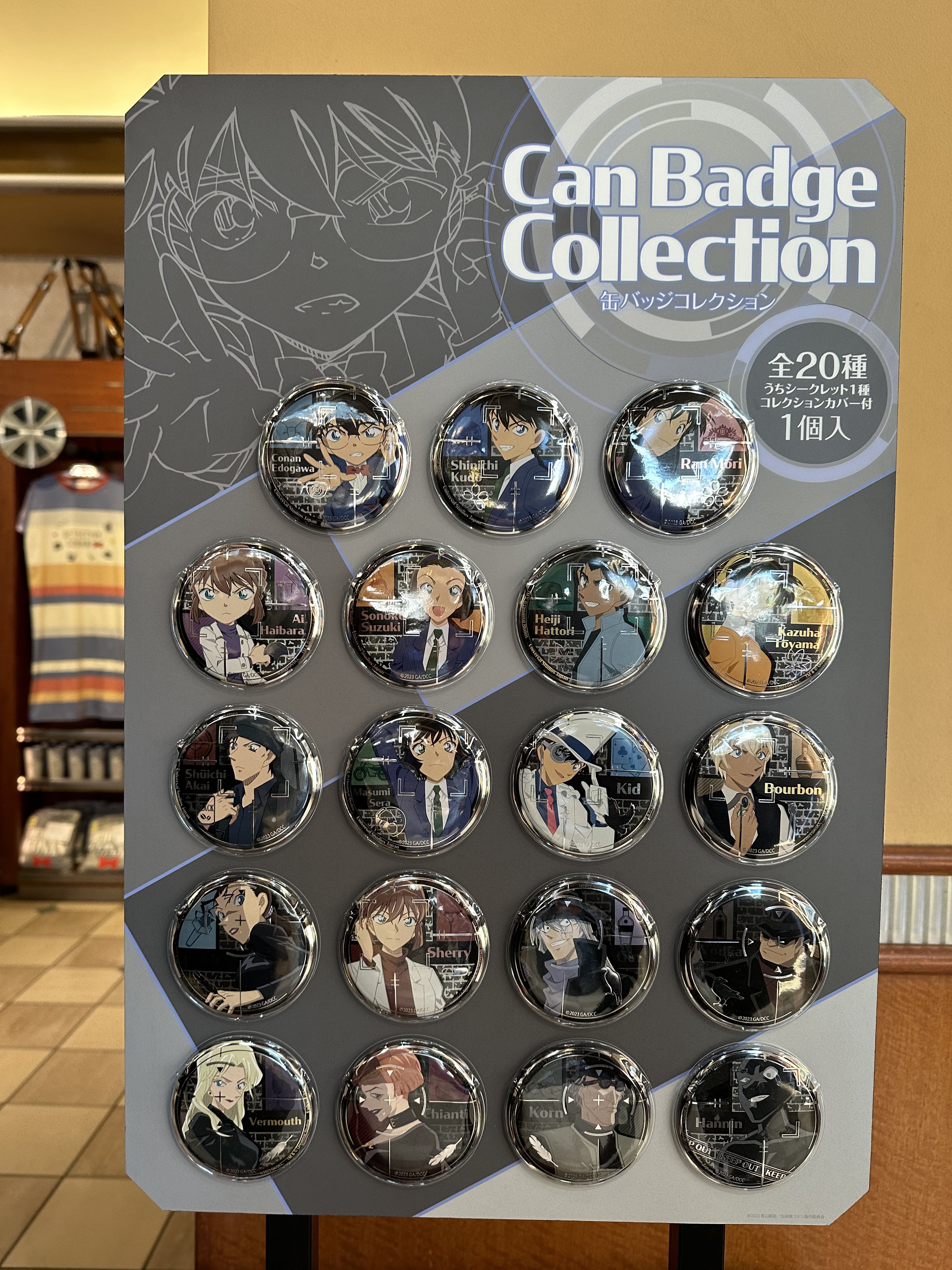 名探偵コナン USJ 缶バッジ コレクション コレクターセット USJ 名探偵