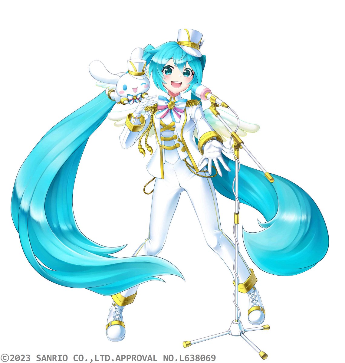 💙初音ミク × Cinnamoroll💙 💙新ビジュアル4種公開！💙 #初音ミク と