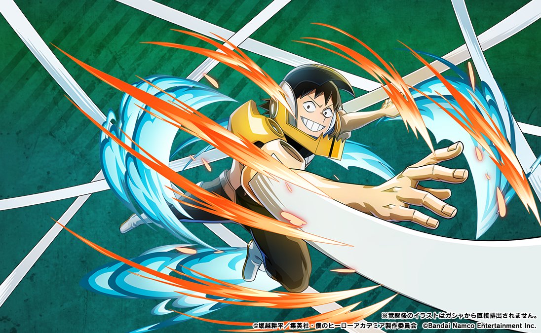 ヒロアカ 原画展トランプ 瀬呂範太 瀬呂範太の設定画。 - 「僕の