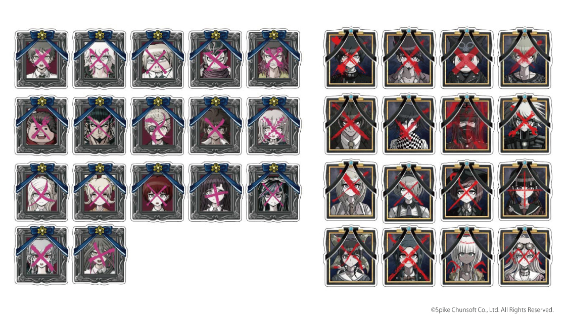 ダンガンロンパ エビテン 遺影 アクリル バッジ 2023年 ver ダンガン