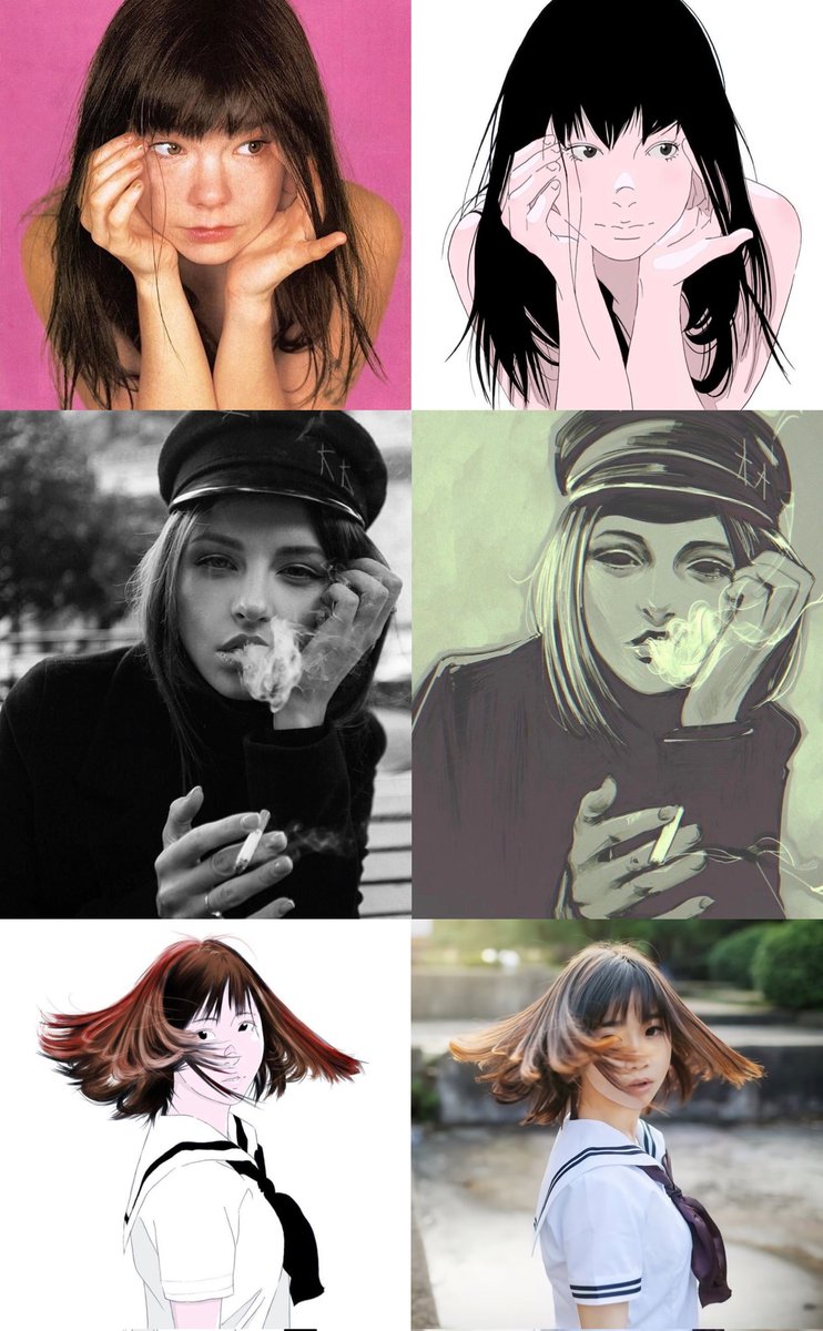 大迫力 古塔 つみ コトウ ツミ キャンバス GIRLS FACE ことうつみ