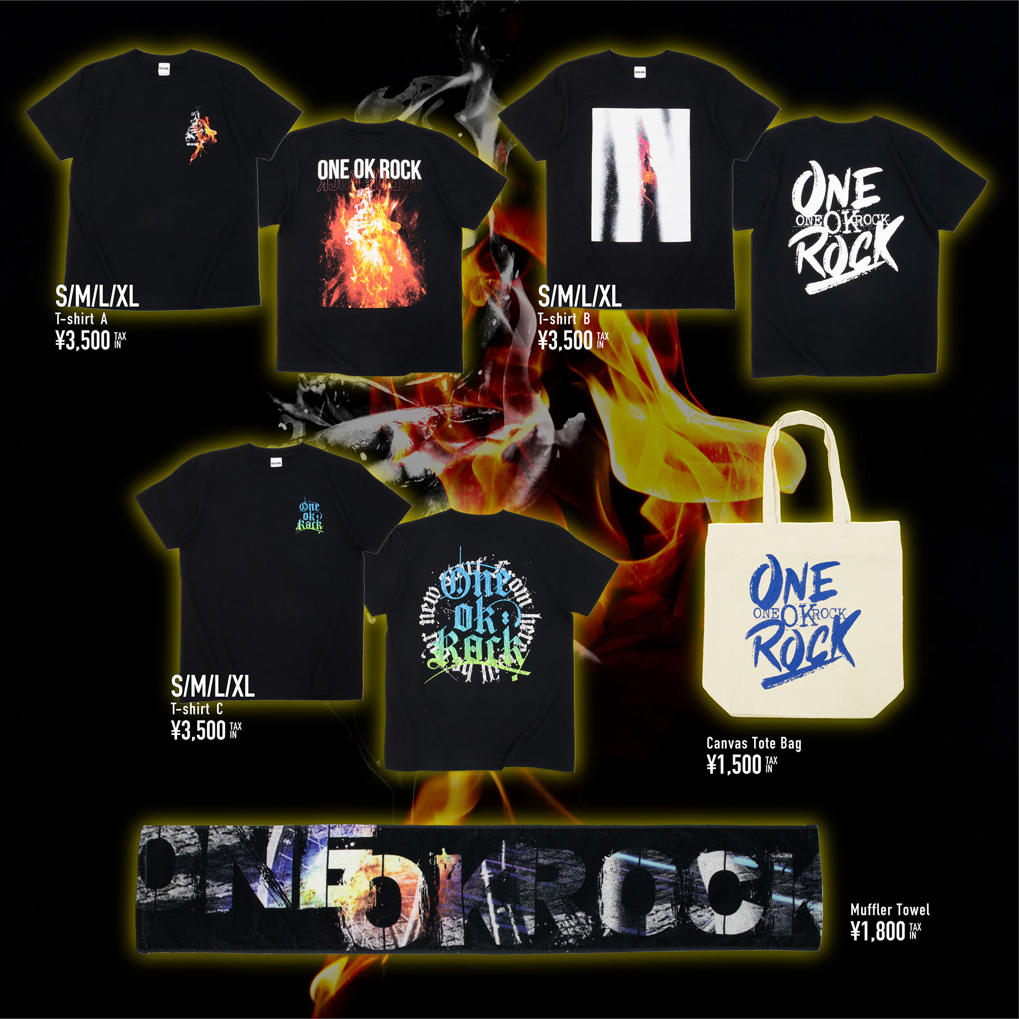 ONE OK ROCK ワンオク コラボグッズセット ONE OK ROCK コラボグッズ