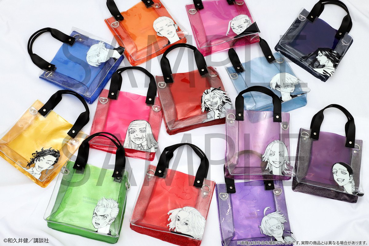 東京リベンジャーズ 原画展 缶バッジ コマクリアバッグ 松野