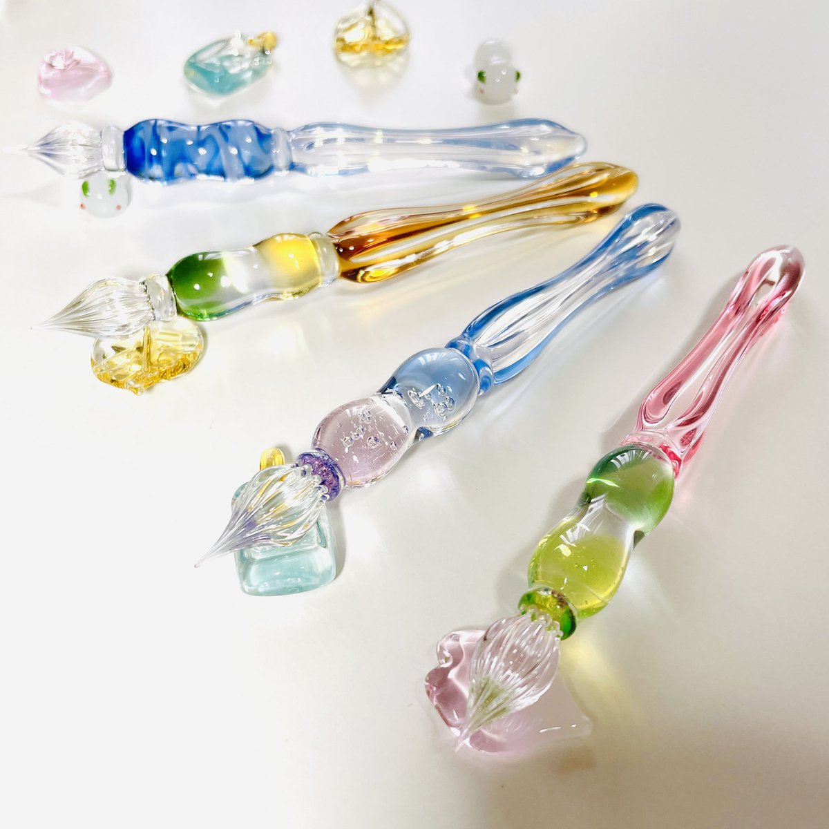 paraglass ラムネガラスペン 文具女子博