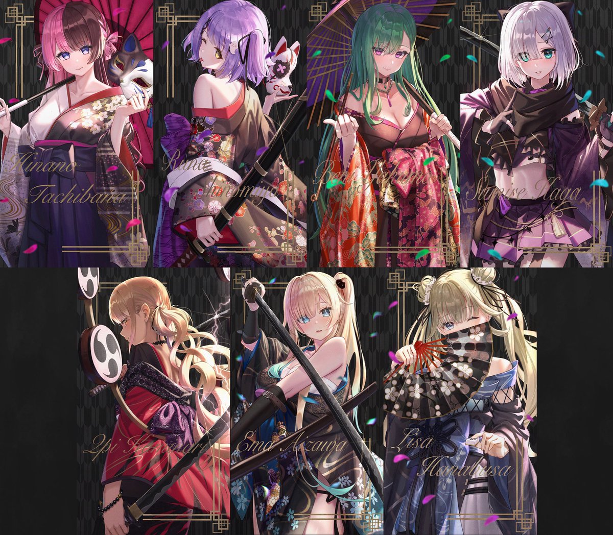 VGGC 8th しゃきしゃきレタス 和装 企画 マウスパッド ぶいすぽっ!VGGC