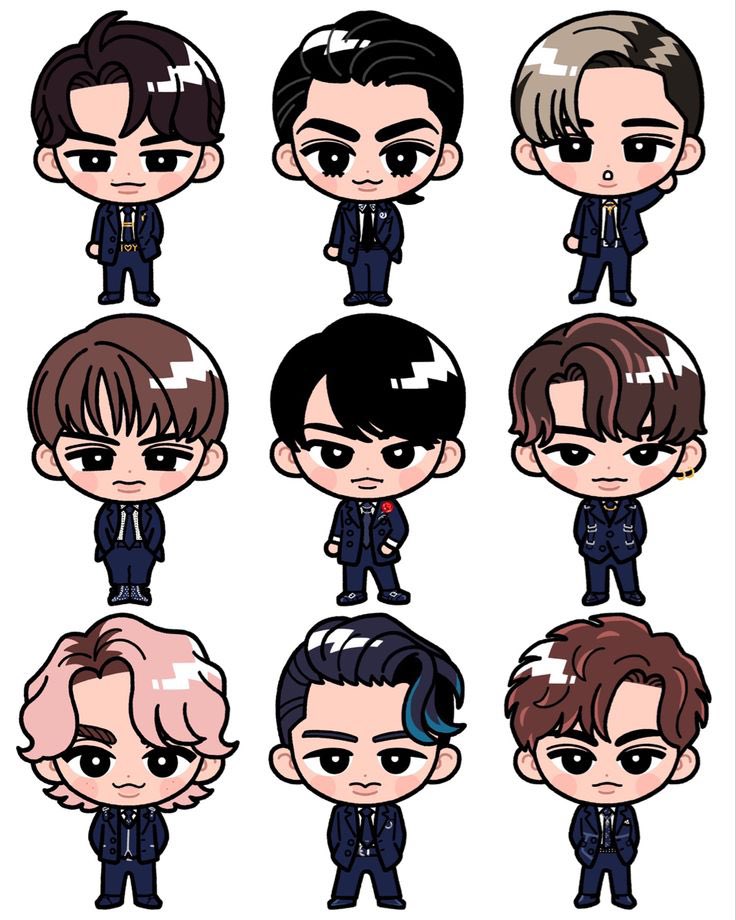 Man すのチル アクリルキーホルダー セット 9体 Man すのチル アクリル