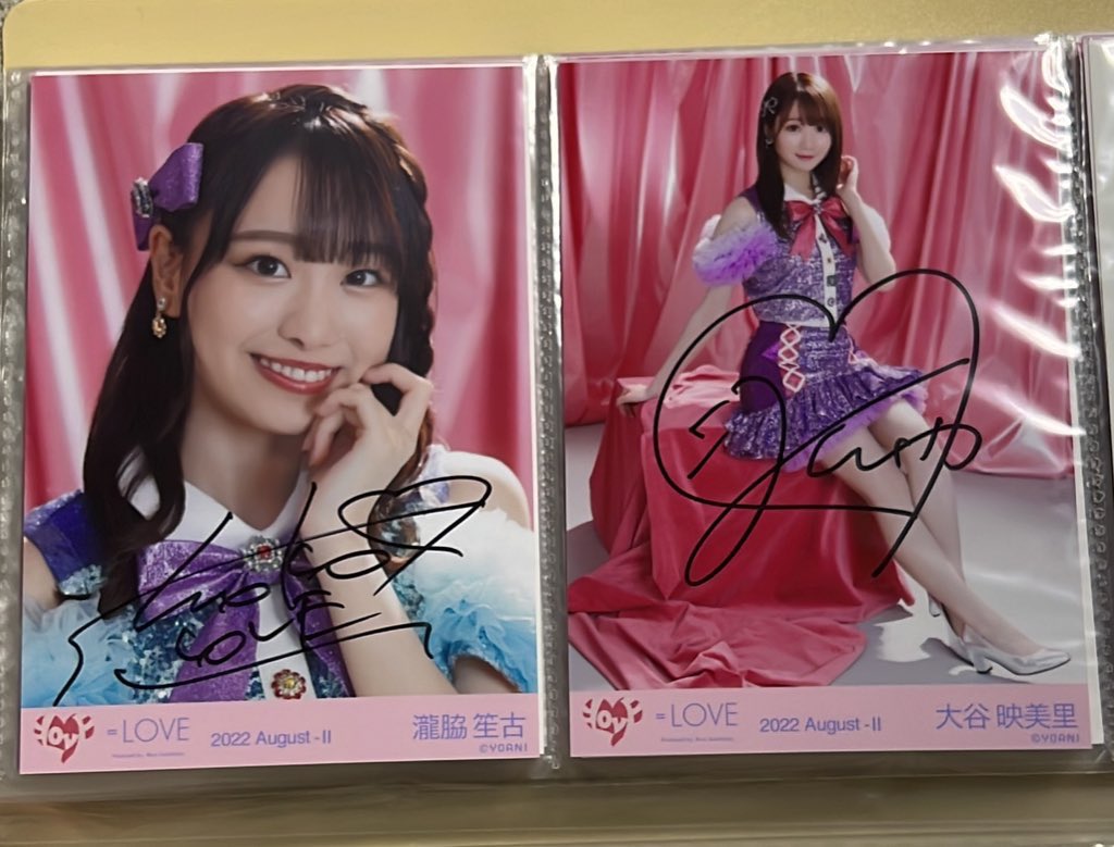 佐々木舞香 チェキ 直筆 EX大衆 LOVE イコラブ 佐々木舞香 直筆サイン