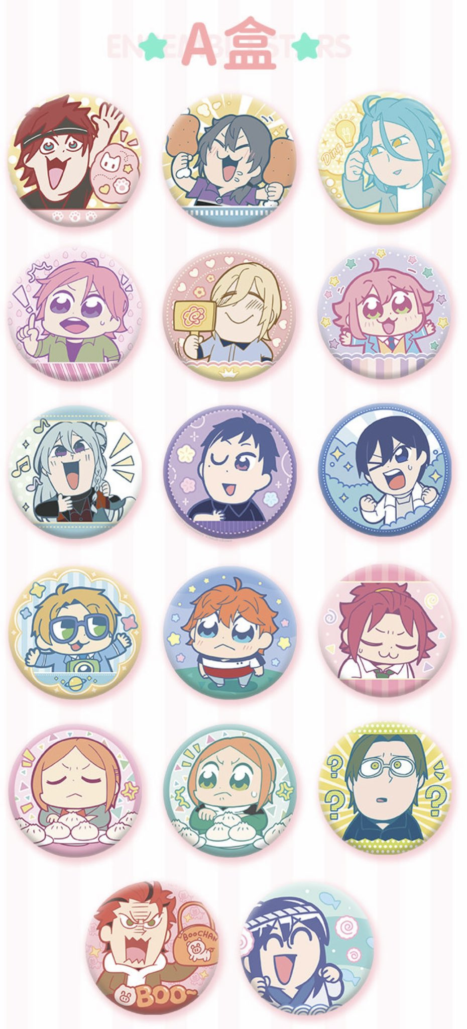 漣ジュン ぶくぶ ぶくスタ 缶バッジ 萌缶 缶バッジ 中国 あん