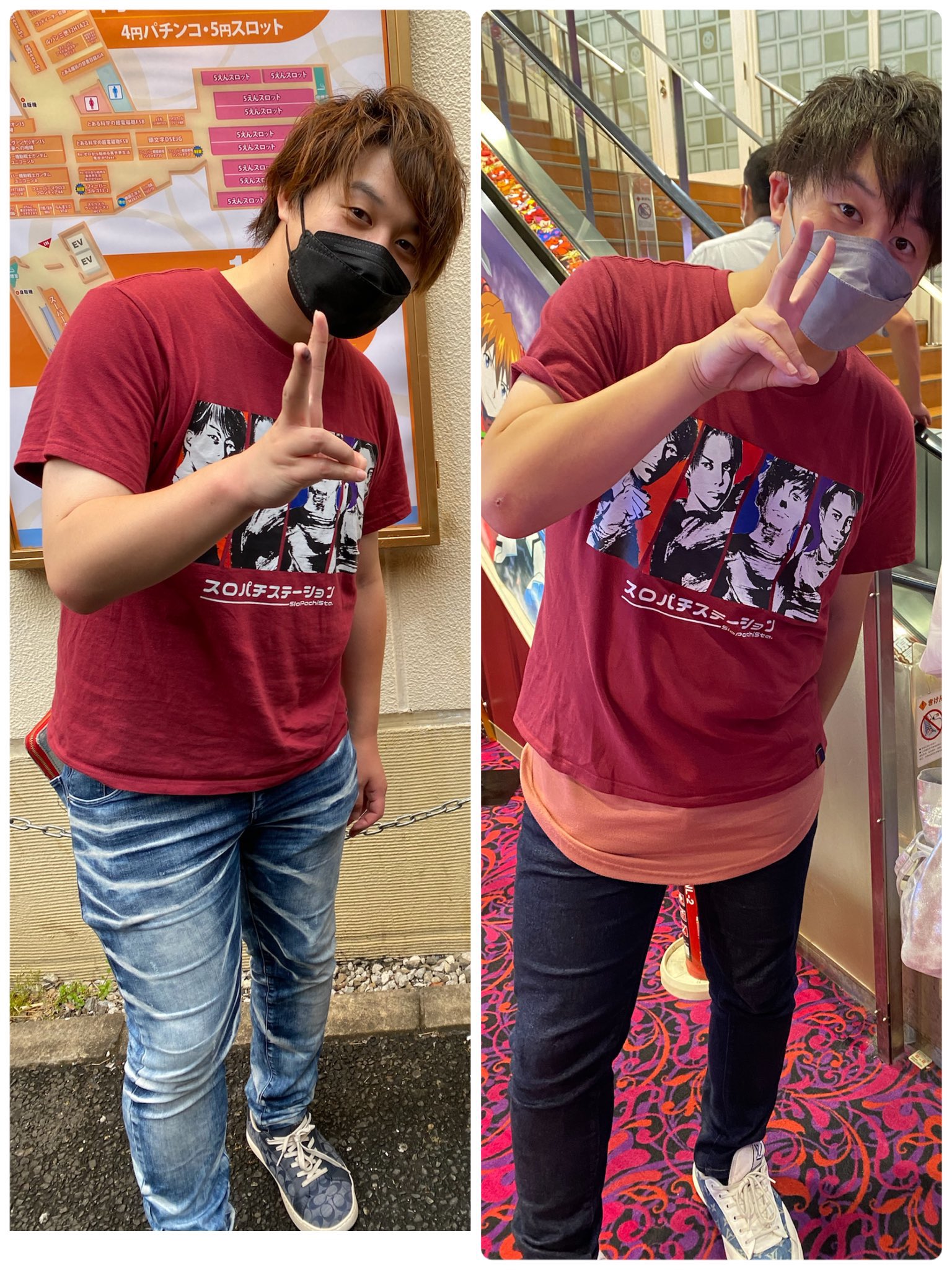 スロパチステーション Tシャツ 赤 2026年最新】スロパチ tシャツの人気