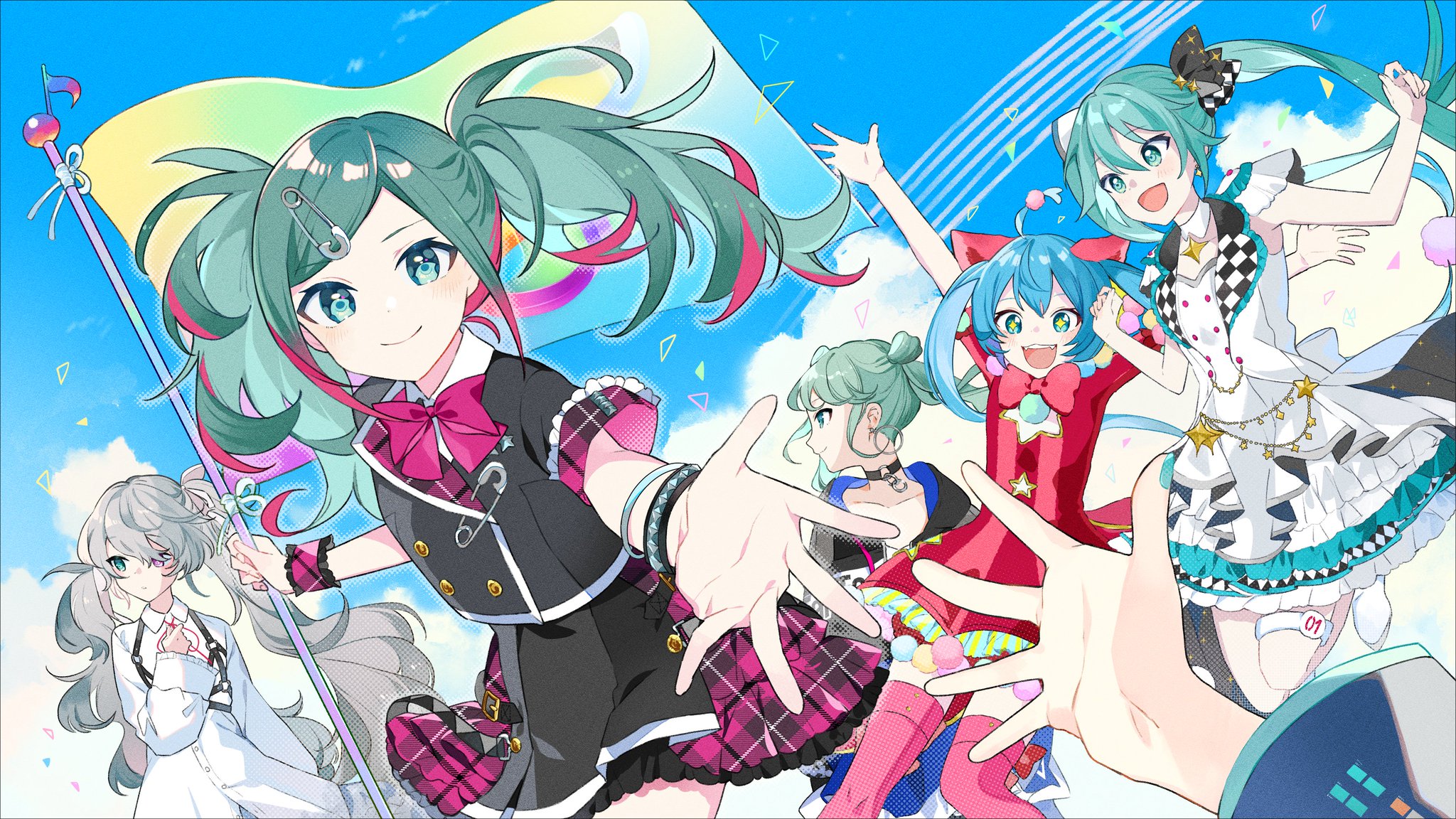 初音ミク ボカコレ超絵師展 クリアファイル おむたつ おむたつ on X: