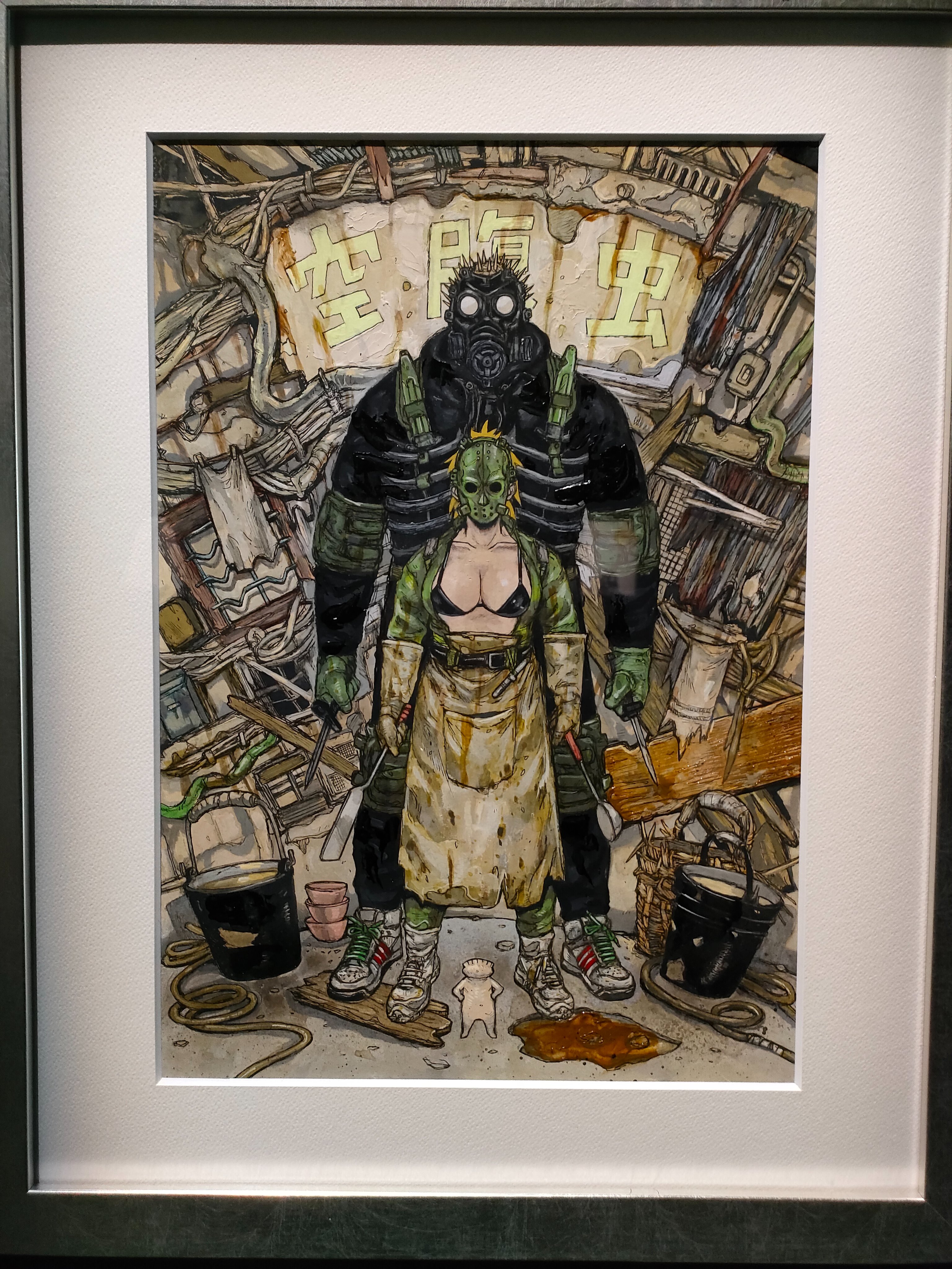 ドロヘドロ サイン入り複製原画 心・能井 ドロヘドロ サイン入り複製