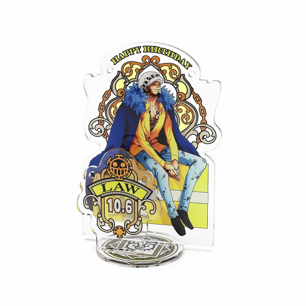 ONEPIECE ワンピース ロー バースデー缶バッジ 缶バッジ ONE PIECE