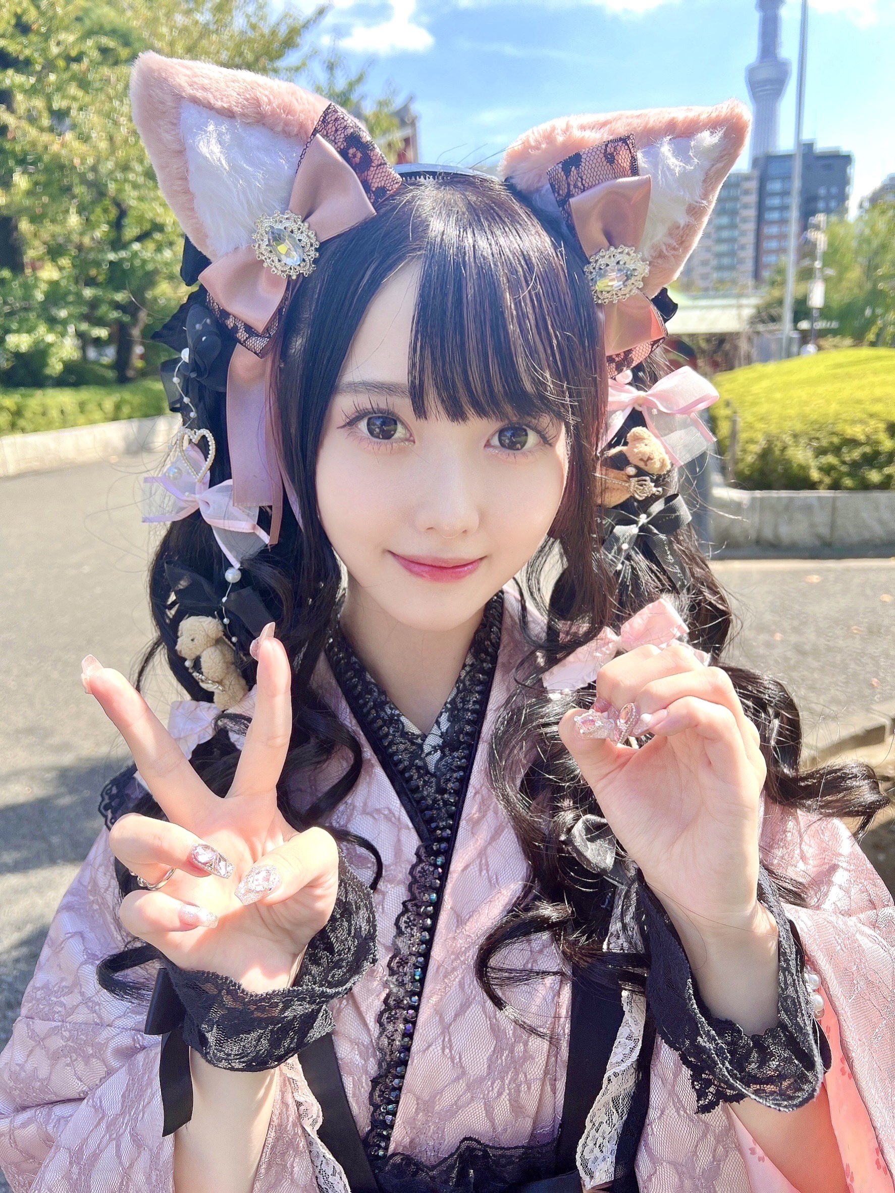 高嶺のなでしこ 生写真 松本ももな 2024年振袖ver. 直筆サイン入り