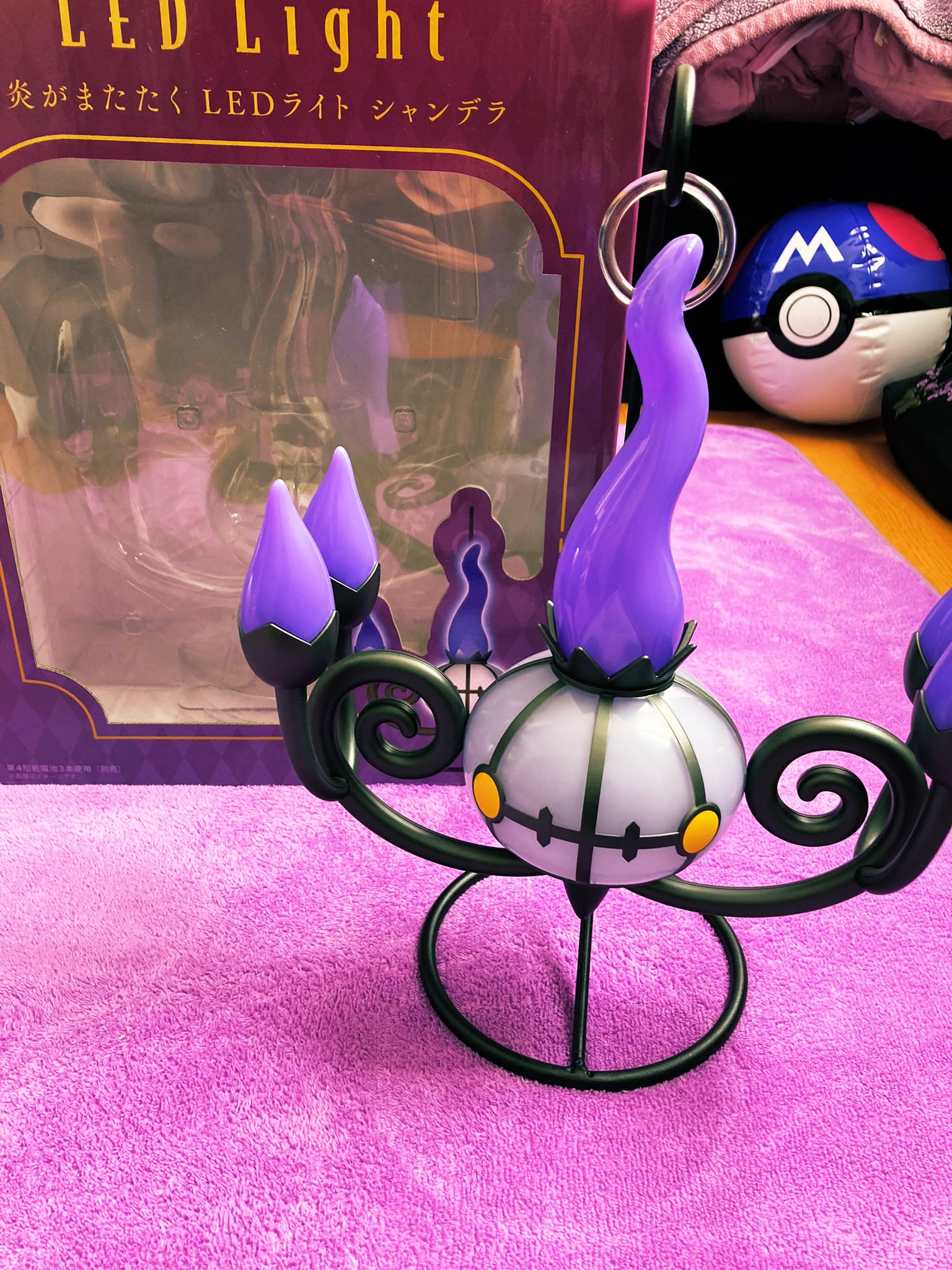 ポケモン 炎がまたたくLEDライト シャンデラ ランプラー ヒトモシ