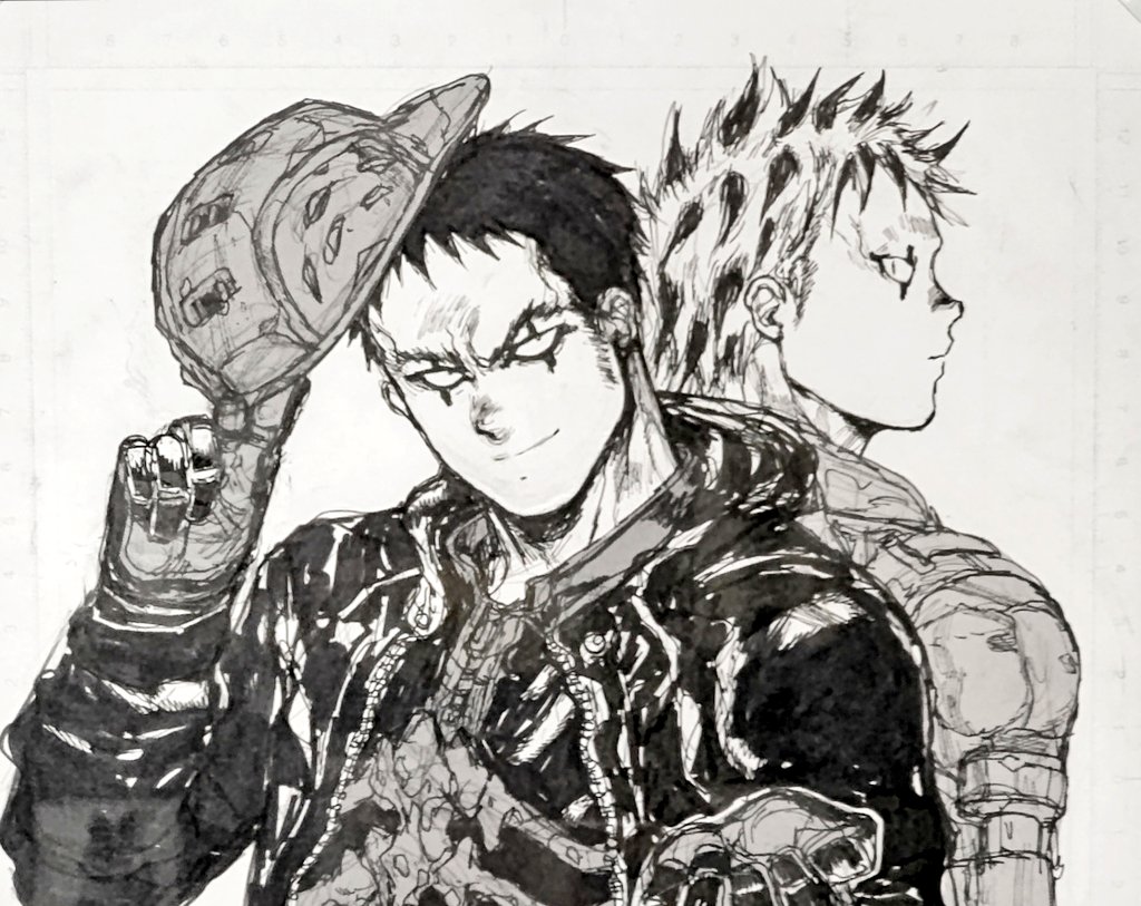 ドロヘドロ複製原画シリアルナンバー1桁 ドロヘドロ原画展」のグッズ