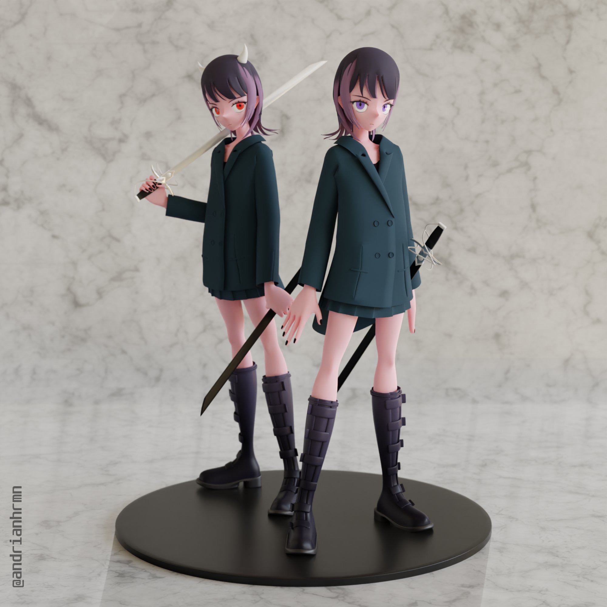 ねんどろいど 節約 2203 にらちゃん ずっと真夜中でいいのに。 完成品