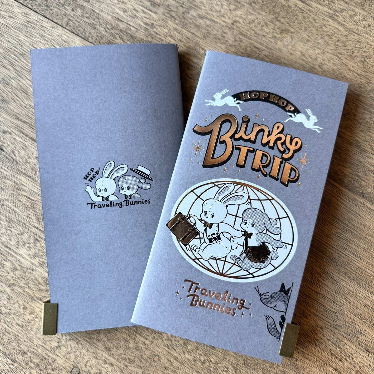 文具女子博】オビワン 旅するウサギセット 旅ウサ ノベルティ