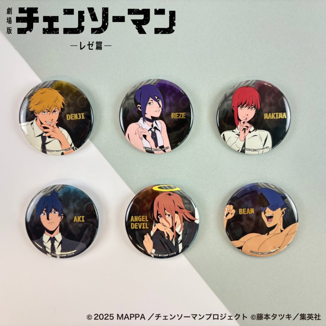 みさ・チェンソーマン ・カフェ・缶バッチ チェンソーマン カフェ レゼ