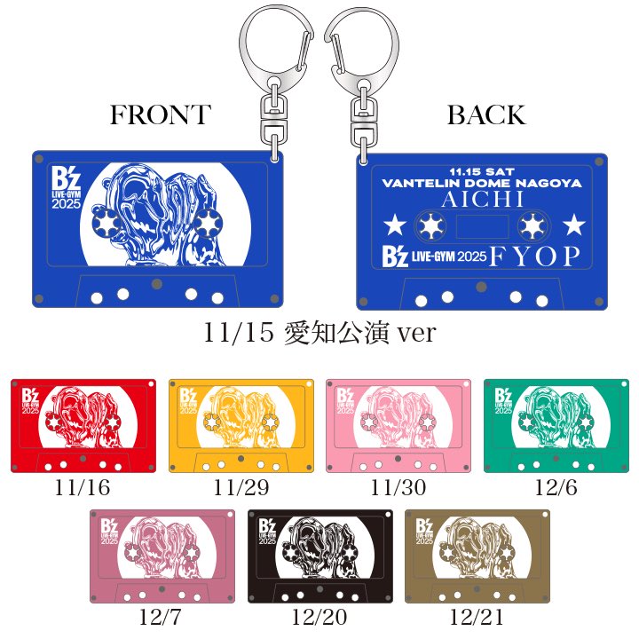 ひっそり揃える2025年分のガチャたち Next→福岡(土)！！！ #Bz #FYOP