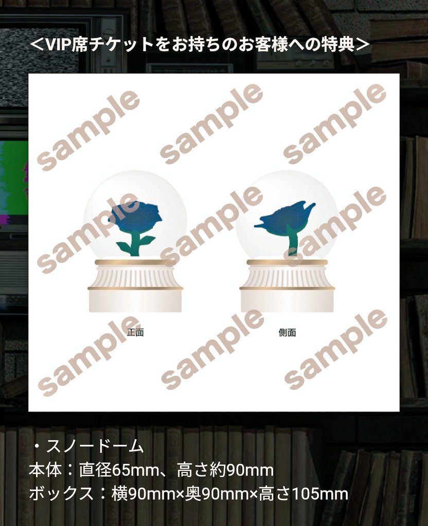Ado ドームツアー よだか VIP席特典 スノードーム ブローチ 銀テープ