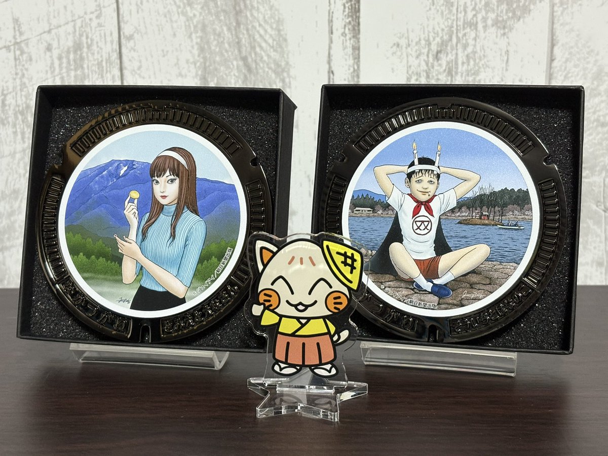 富江 双一 ミニチュアマンホール 台座付き 伊藤潤二 中津川市 バラ売り