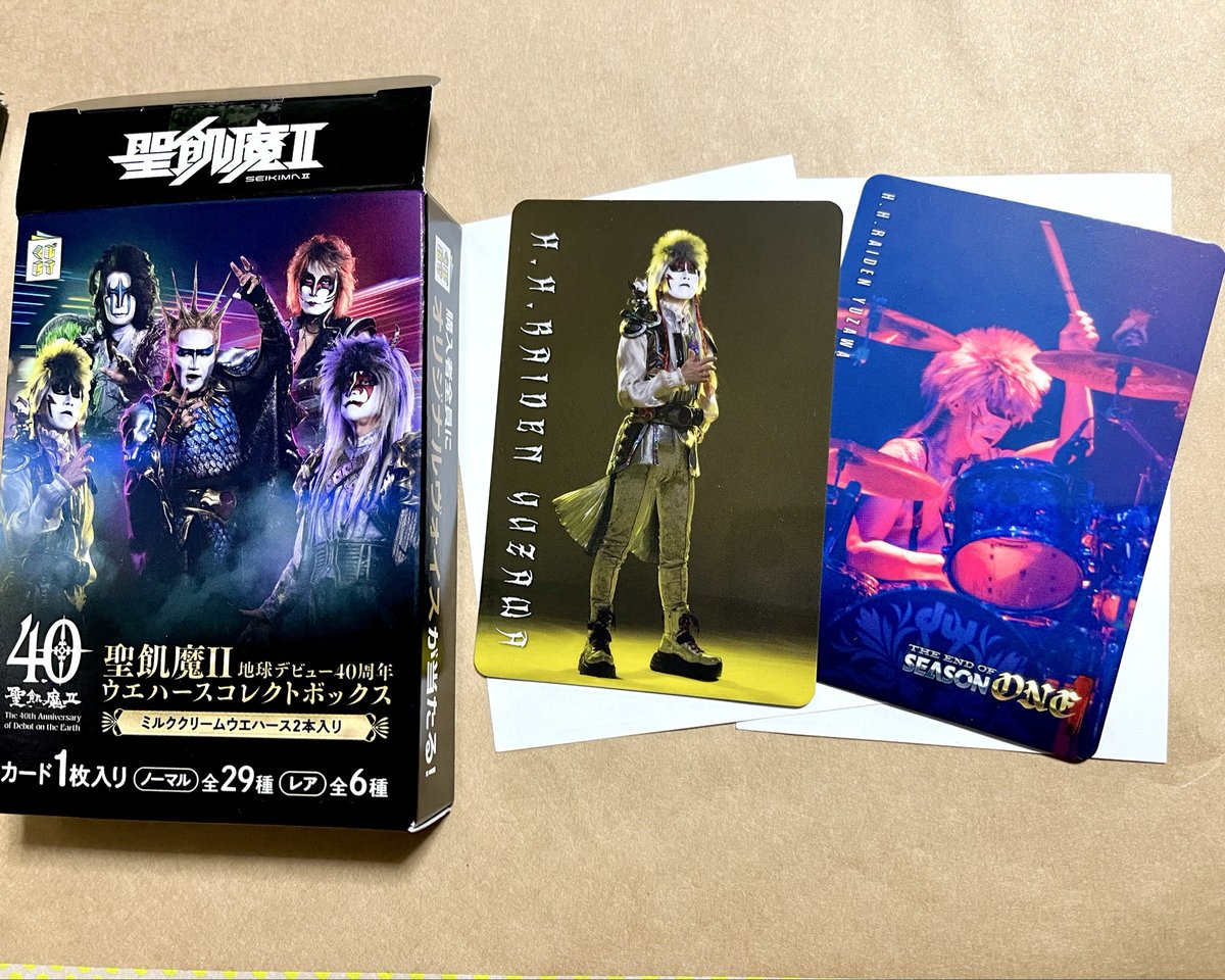 聖飢魔II 地球デビュー40周年 ウエハースコレクトボックス 20個 新品