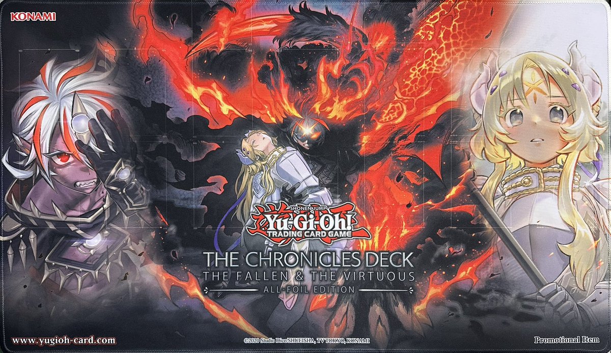 遊戯王 プレイマット】 THE CHRONICLES DECK THE FALLEN & THE