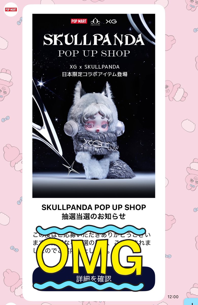 XG スカルパンダ セット SKULLPANDA x XG Japan-exclusive