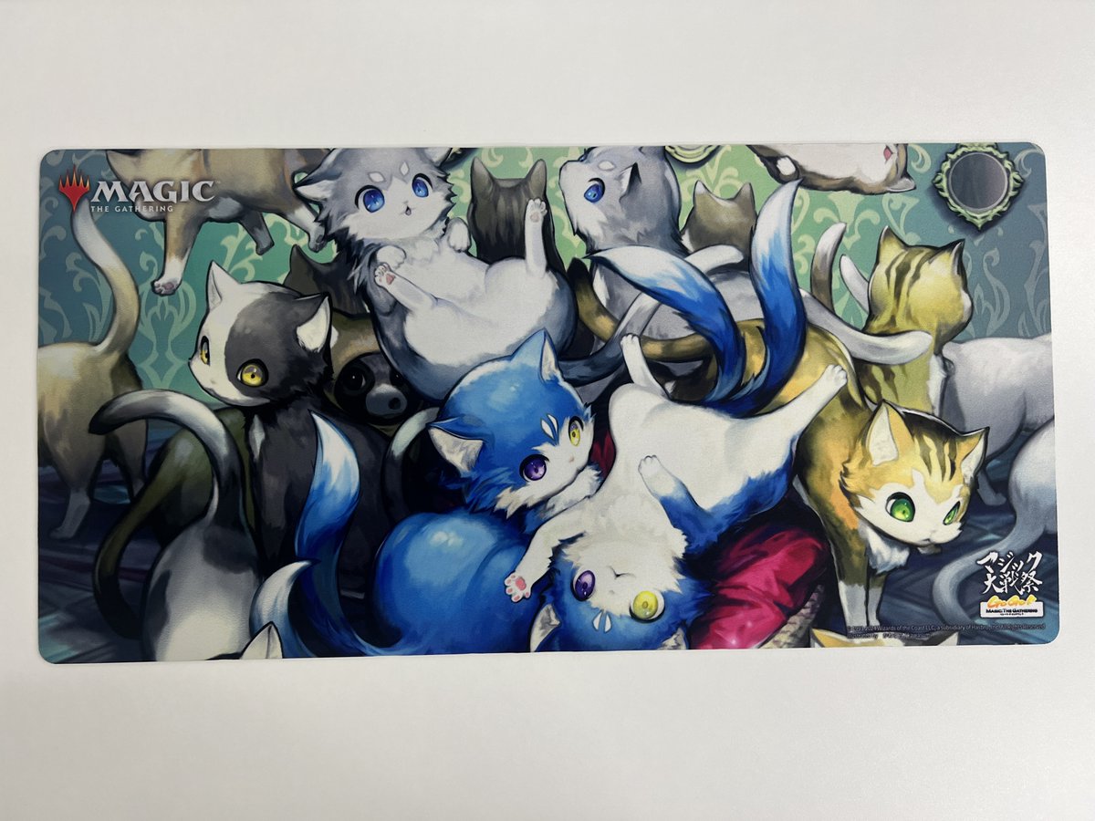 ラノワールのエルフ 箔押し プレイマット マジック大戦祭ラノワールの