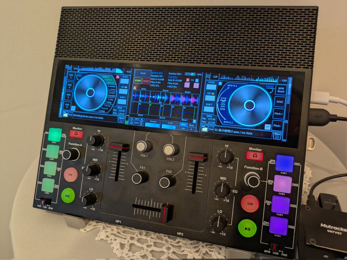 Musignal ポータブルDJシステム FJ1 ブラック 新品 ミューシグナル