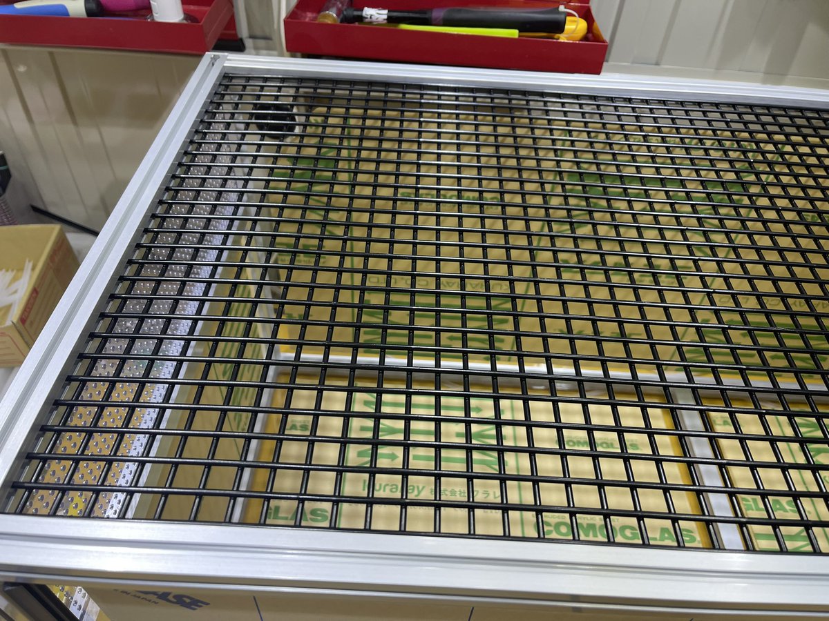 Chippa 1206040 天板金網 Kumimoku メッシュパネル マットホワイト