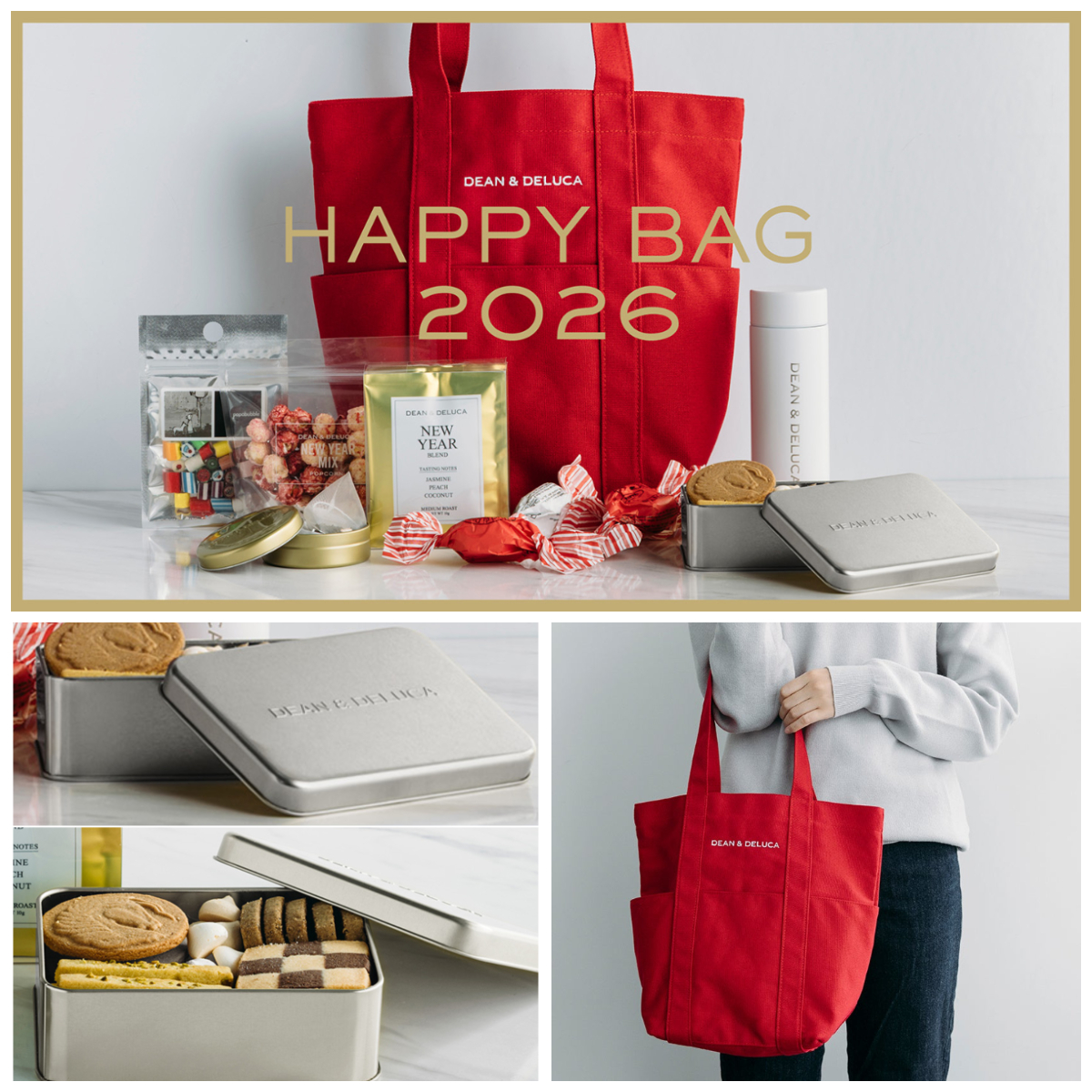 新品！DEAN&DELUCA 2026 福袋 ディーンアンドデルーカ 2点セット 楽天