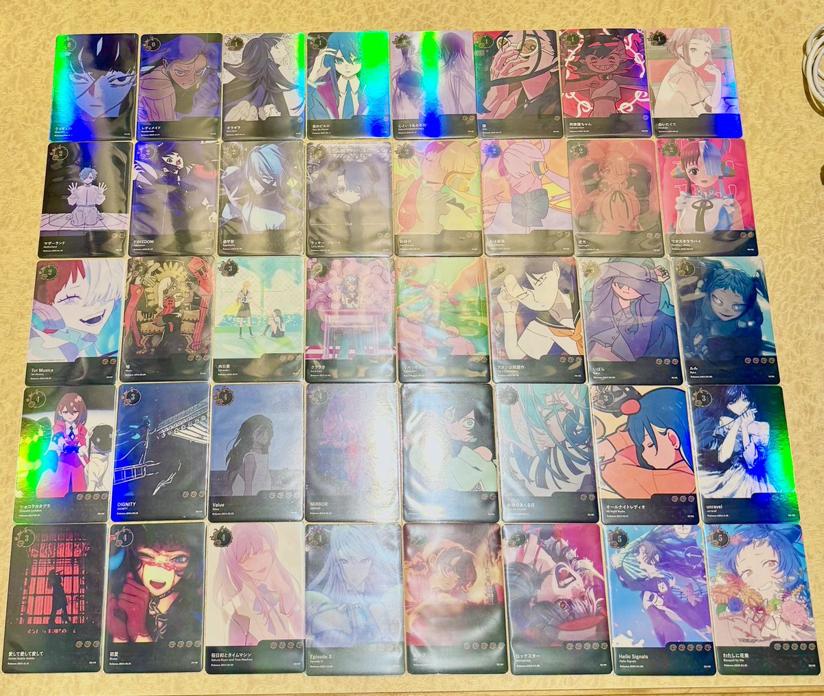 ado 5th Anniversary ランダムトレカ 40種 フルコンプリート Ado 5th