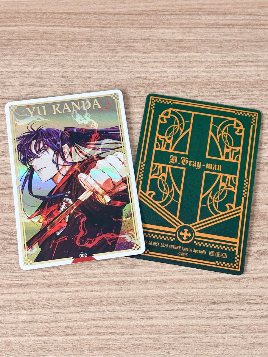 ジャンプSQ.RISE 2025 AUTUMN 好評発売中‼ ＼ 『D.Gray-man』アレン