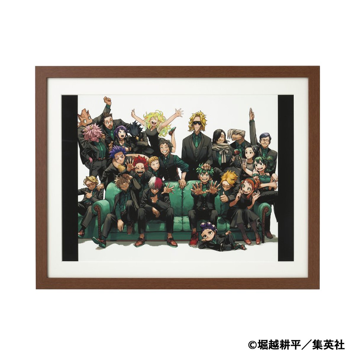 ジャンプフェスタ限定 僕のヒーローアカデミア 額装高精細デジタル