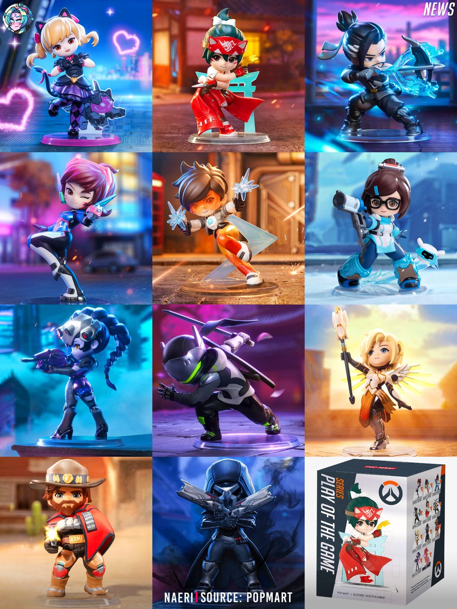 Overwatch 2 x Popmart Figures Released 💖✨ This @POPMARTGlobal