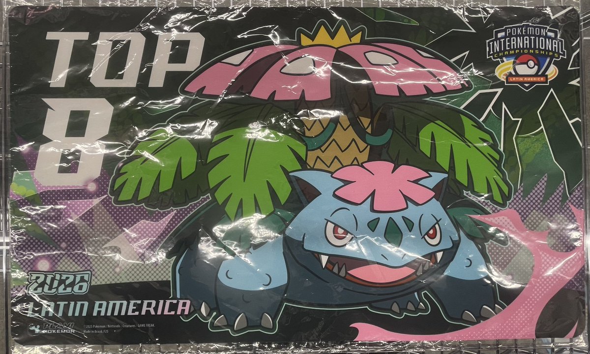 海外公式】LAIC 2026 TOP8 メガフシギバナ プレイマット プレマ LAIC