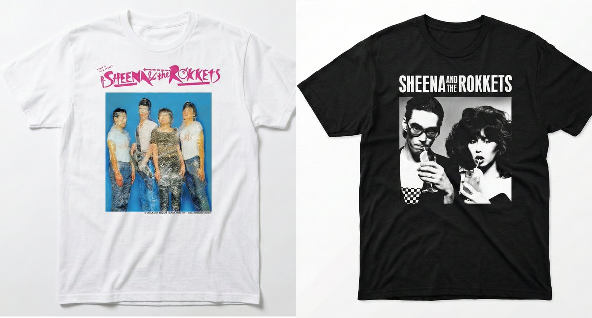 🔥鮎川誠&シーナTシャツ、真空パックTシャツが期間限定で福岡天神駅