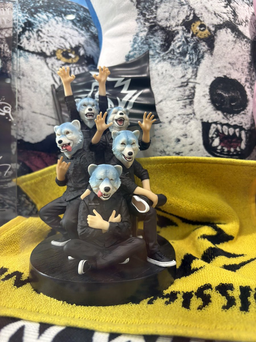 一番くじ MAN WITH A MISSION フェイスクッション 4種