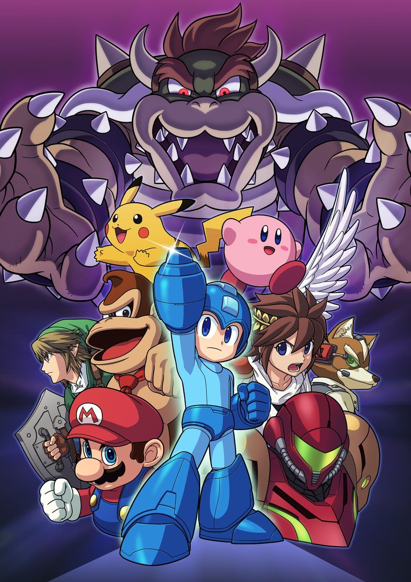 Really hope Smash Bros 6 brings back newcomer illustrations they