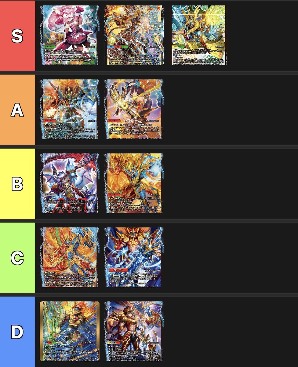 今回解説で最強のドラグナー使いの誕生を見守ります。個人的Tierは