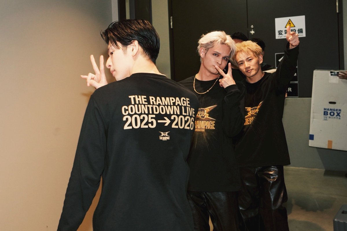 COUNTDOWN LIVE 2025→2026 ありがとうございました🤩✨ #THERAMPAGE